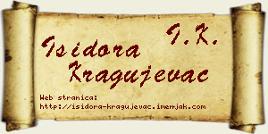 Isidora Kragujevac vizit kartica
